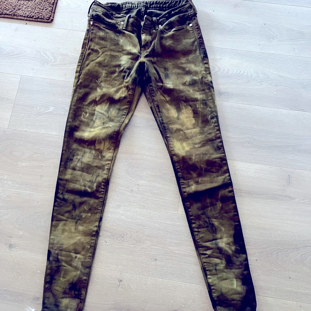 Hand Dyed Levis Jean 28 W x 34 L Gorgeous
